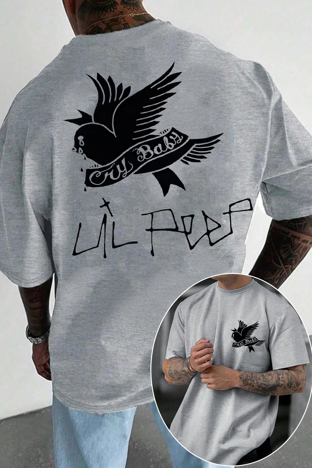 Lil Peep 'Cry Baby' 2-Sided T-Shirt